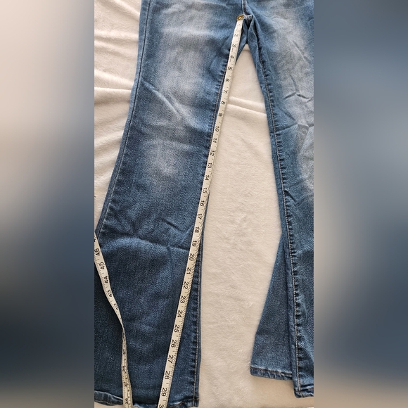 S.O.N.G. Lace Up Back Flare Jeans Size 5/27 - Picture 7 of 8